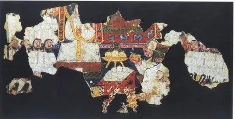 敦煌摩尼教绢画残片图片1.jpg 敦煌摩尼教绢画残片图片1.jpg